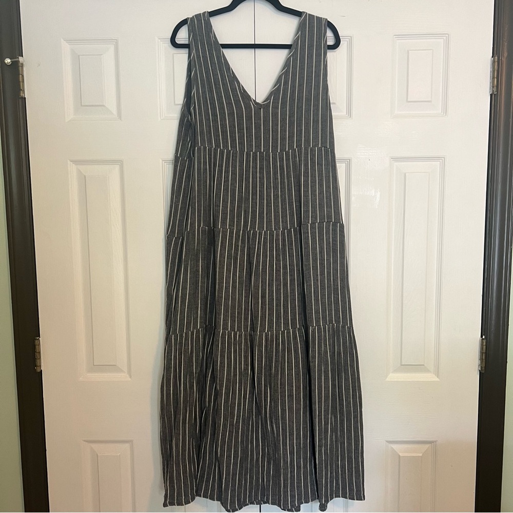 Marine Layer Corinne Double Cloth Maxi Dress